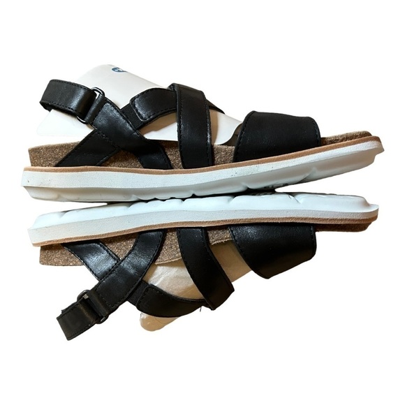 Wolky -Women's Sunstone leather Sandals in black - Picture 7 of 16